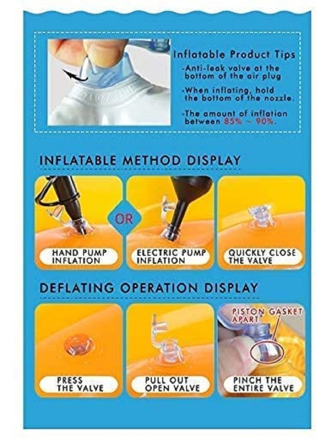 NELSTRAB:- Duck Shaped Swim Ring Swim Safety Ring Inflatable Baby Floating Raft Tube for Kids, Kids Swimming Leerling Ring for Girls & Boys Swimming Tube(3 to 6 Year)(Multi Color)(1 PIS) - Image 3